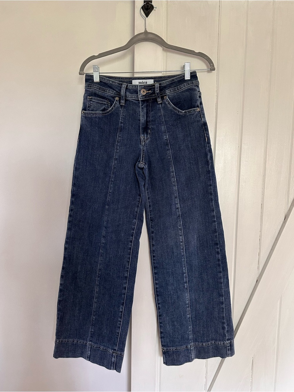 Misa Los Angeles Dark Blue High-Rise Jeans